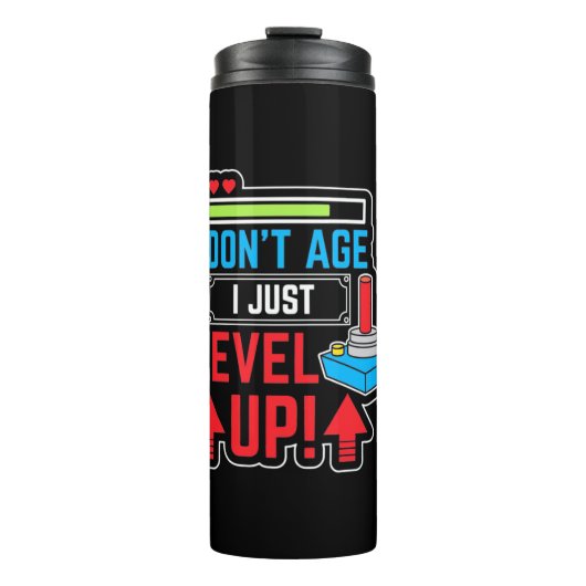 Bouteilles Isothermes Gamer I Just Level Up (Devant)