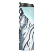 Bouteilles Isothermes Garçon avec tigre blanc (Tourné sur la droite)