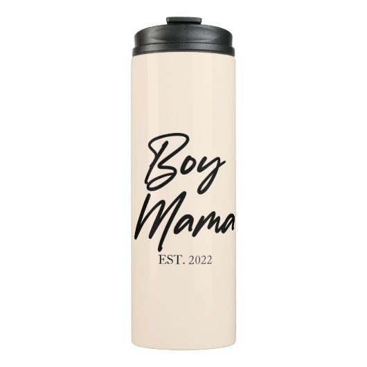 Bouteilles Isothermes Garçon Mama Custom Est. Année Mini maman maman mam (Devant)