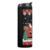 Bouteilles Isothermes Garçons Filles Santa Claus équitation Giraffe Slei (Tourné sur la gauche)