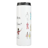 Bouteilles Isothermes Garde-ballet Nutcracker personnalisée (Dos)