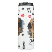 Bouteilles Isothermes Garde-mémoire de chien personnalisée | Animal (Dos)