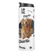Bouteilles Isothermes Garde-mémoire de chien personnalisée | Animal (Tourné sur la droite)