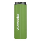 Bouteilles Isothermes Gardez le calme et balancez sur le vert (Dos)