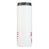 Bouteilles Isothermes Gardez le calme et laissez une infirmière autorisé (Dos)