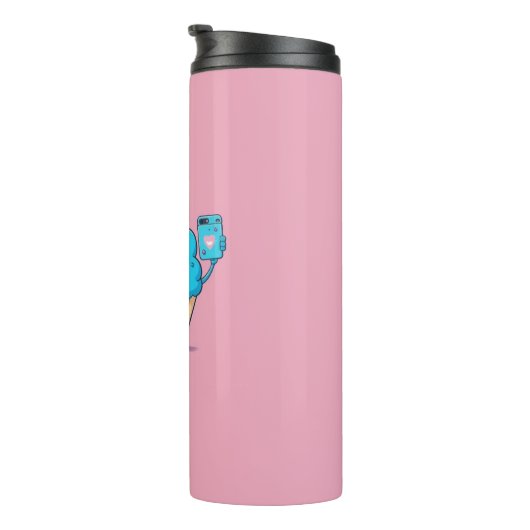 Bouteilles Isothermes Garrafa Personalizada cupcake (Julia) (Tourné sur la droite)