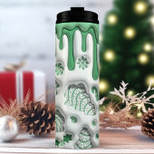 Bouteilles Isothermes Gâteaux de Noël en 3D arbre vert