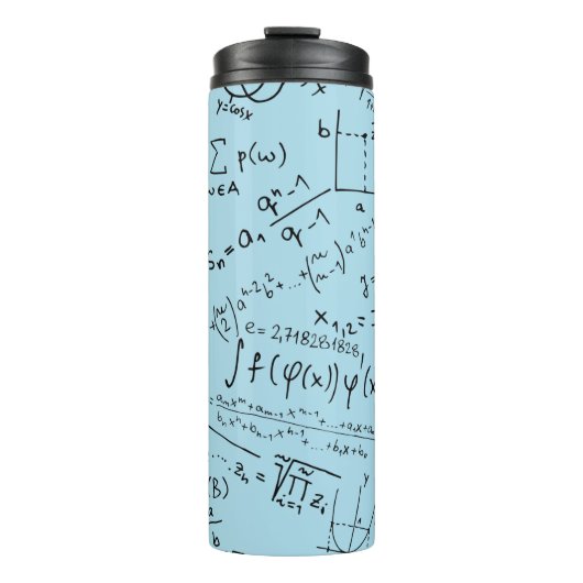 Bouteilles Isothermes Geek mathématique, Motif de résolution de problème (Devant)