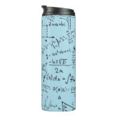 Bouteilles Isothermes Geek mathématique, Motif de résolution de problème (Tourné sur la droite)