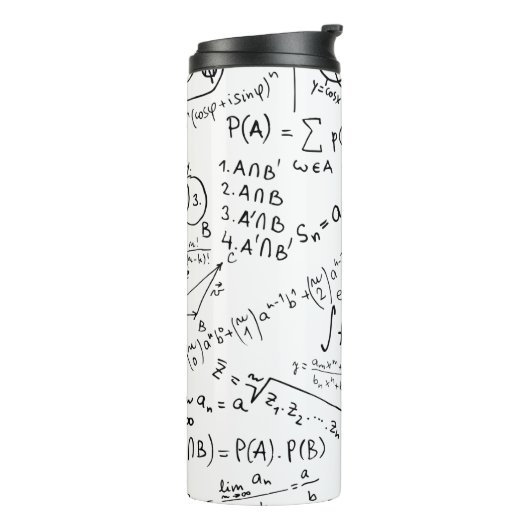 Bouteilles Isothermes Geek mathématique, Motif de résolution de problème (Tourné sur la gauche)