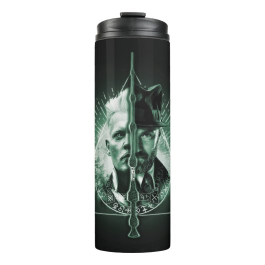 Bouteilles Isothermes GELLERT GRINDELWALD™ contre Dumbledore (Devant)