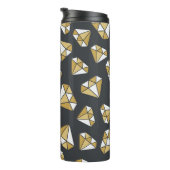 Bouteilles Isothermes Gemstone Thème Vintage Motif sans couture. (Tourné sur la droite)