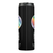 Bouteilles Isothermes Générateur de code QR Logo d'entreprise promotionn (Dos)