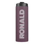 Bouteilles Isothermes Générer une typographie moderne Personnalisée (Devant)