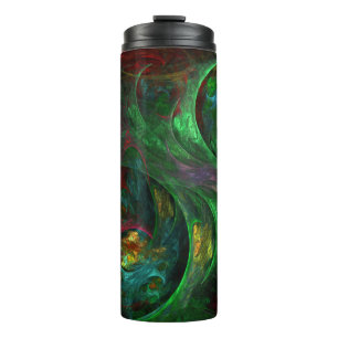 Bouteilles Isothermes Genesis Green Art Abstrait