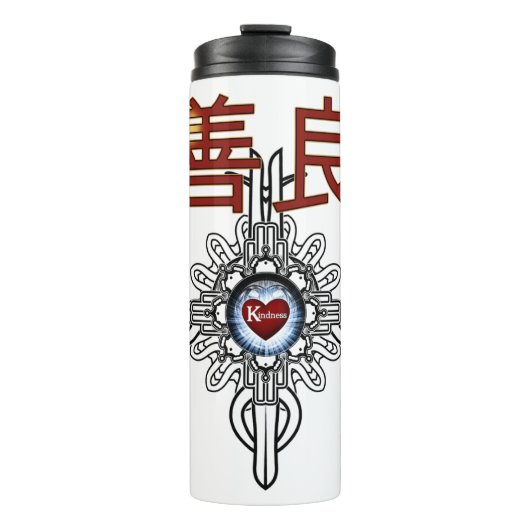 Bouteilles Isothermes Gentillesse en chinois (Devant)