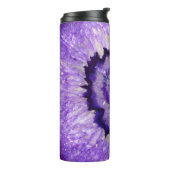 Bouteilles Isothermes Géode d'âge violet de plumes (Tourné sur la gauche)