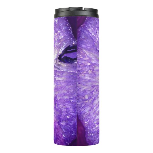 Bouteilles Isothermes Géode d'âge violet de plumes (Dos)