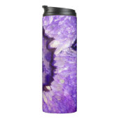 Bouteilles Isothermes Géode d'âge violet de plumes (Tourné sur la droite)