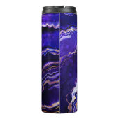 Bouteilles Isothermes Géode de pierre bleue violet Rose or noir Agate (Dos)