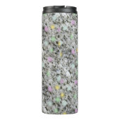 Bouteilles Isothermes Géologie Pastel Rock Texture Nom personnalisé (Dos)