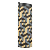 Bouteilles Isothermes geometric seamless tile with complex rotating cubi (Tourné sur la droite)