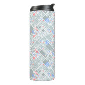 Bouteilles Isothermes Géométrie abstraite moderne. (Tourné sur la gauche)