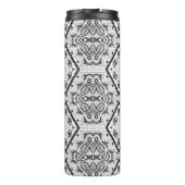 Bouteilles Isothermes Géométrique, motif, noir et blanc (Dos)