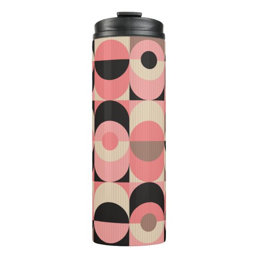 Bouteilles Isothermes Géométrique vintage : Motif sans couture classique (Devant)