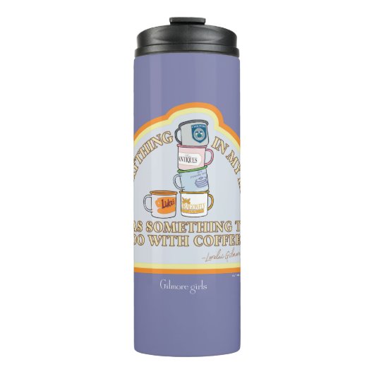 Bouteilles Isothermes Gilmore Girls | Graphique des devis de café (Devant)