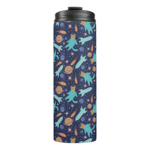Bouteilles Isothermes Ginger cat dans l'aventure de galaxie spatiale