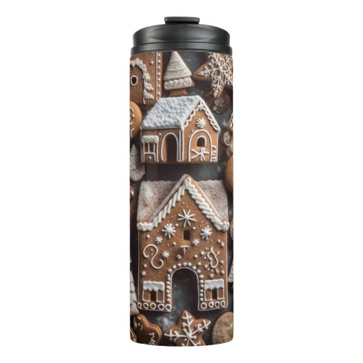 Bouteilles Isothermes Gingerbread Cookies Pattern (Devant)