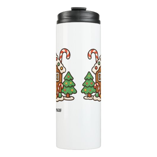 Bouteilles Isothermes Gingerbread House (Devant)