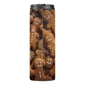 Bouteilles Isothermes Gingerbread Man Festive Scene (Dos)