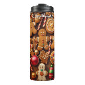Bouteilles Isothermes Gingerbread Sweet Holiday Cookie Wall (Devant)