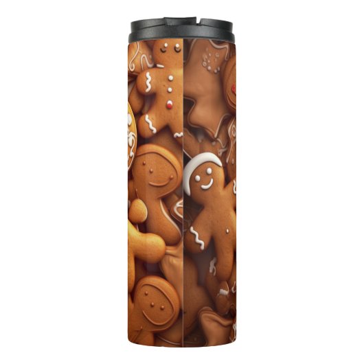 Bouteilles Isothermes Gingerbread Warm Spiced Cookie Pattern (Dos)