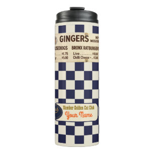 Bouteilles Isothermes Gingers NYC Mouseteria Club de chat