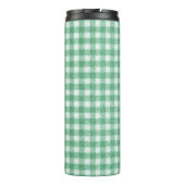 Bouteilles Isothermes Gingham vert menthe (Dos)