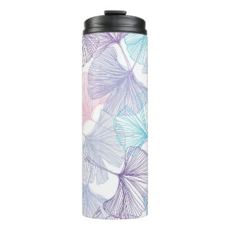 Bouteilles Isothermes Gingko Biloba Rose Quartz Motif