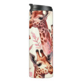 Bouteilles Isothermes Giraffe à l'aquarelle (Tourné sur la droite)