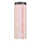 Bouteilles Isothermes Girly Blush Pink Stripes (Dos)