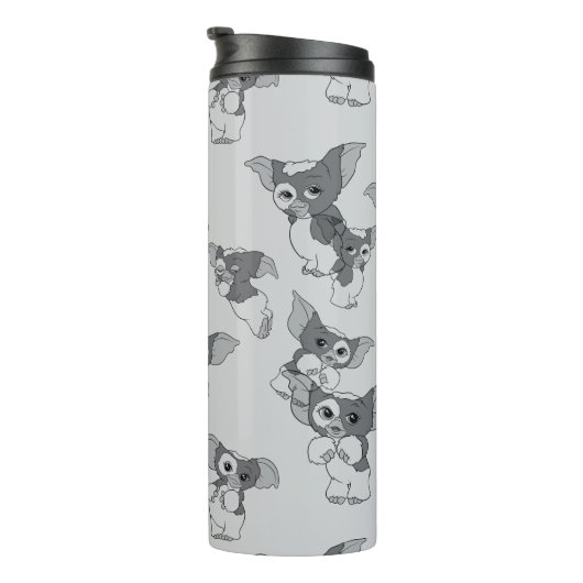 Bouteilles Isothermes Gizmo | Motif noir et blanc (Tourné sur la droite)