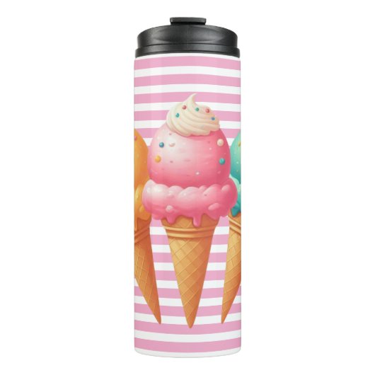 Bouteilles Isothermes Glace colorée (Devant)
