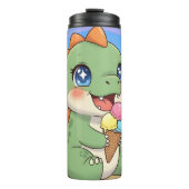 Bouteilles Isothermes Glace de bébé dinosaure mignon (Devant)