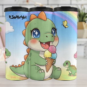Bouteilles Isothermes Glace de bébé dinosaure mignon