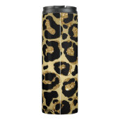 Bouteilles Isothermes *~* Glam LEOPARD GOLD Parties scintillant Thermiqu (Dos)