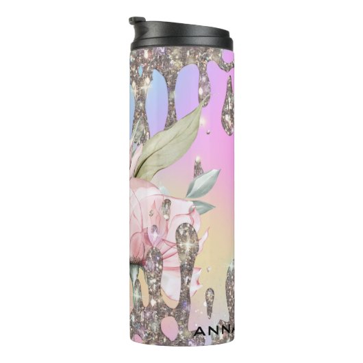 Bouteilles Isothermes *~* Glam Luxe Girly Driving Rainbow PARTIES SCINTI (Tourné sur la droite)