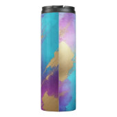 Bouteilles Isothermes Glam Perdu violet Turquoise Or (Dos)