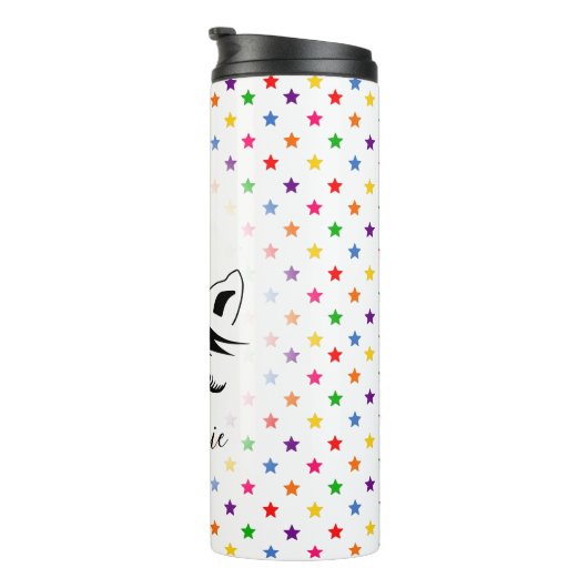 Bouteilles Isothermes Glam Rainbow Unicorn (Tourné sur la droite)