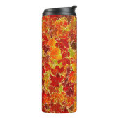 Bouteilles Isothermes Glittery Fall Maple Feuilles (Tourné sur la gauche)